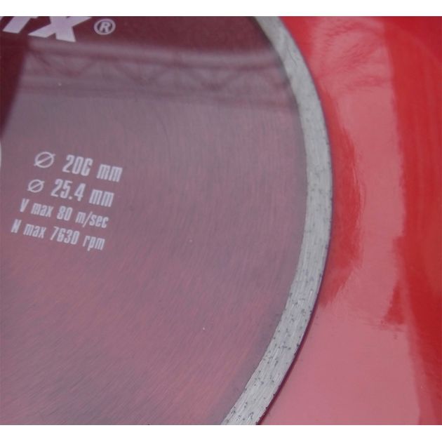 Диск алмазный отрезной MATRIX 200 х 25,4 мм, сплошной, мокрый рез, фото , изображение 3 | SNABZHENIE.com.ua