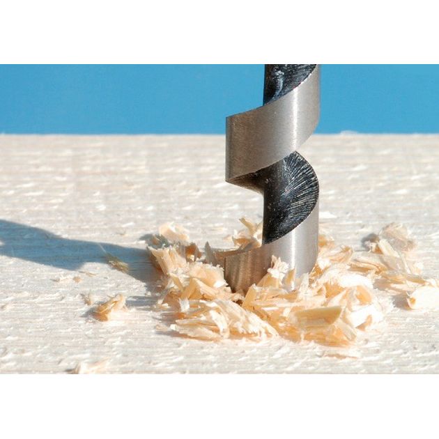 Сверло по дереву витое 06 х 300 мм (сверло Левиса), шестигранний хвостовик 12 мм MAXIDRILL (330-006), фото , зображення 2 | SNABZHENIE.com.ua