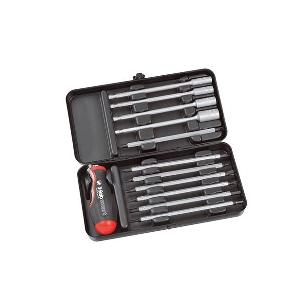 Набор отверток в чехле SMART Box SL, PH, PZ, Torx, SW + спецручка FELO (06091306), фото  | SNABZHENIE.com.ua
