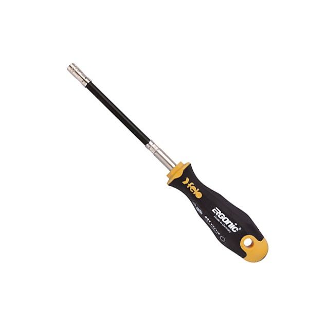 Отвертка гнучка головка шестигранник 7х170х106; ERGONIC; хром-молібден-ванадієва сталь FELO (42907040), фото  | SNABZHENIE.com.ua