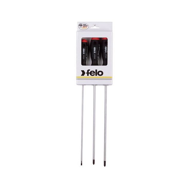 Набір отверток FELO (50093114) 4,0х300; Ph2x300; PZ2x300; хром-молібден-ванадієва сталь, фото  | SNABZHENIE.com.ua