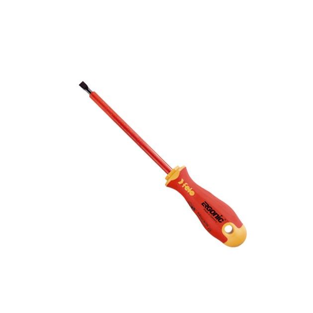 Отвертка высоковольтная 1000V 5,5х1,0х125 мм, ERGONIC, FELO, фото  | SNABZHENIE.com.ua