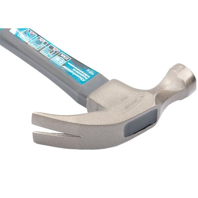 Молоток-гвоздодер 450 г с фибергласовой рукояткой GROSS (10475G), фото , изображение 2 | SNABZHENIE.com.ua Молоток-гвоздодер 450 г с фибергласовой рукояткой GROSS (10475G), фото , изображение 2 | SNABZHENIE.com.ua