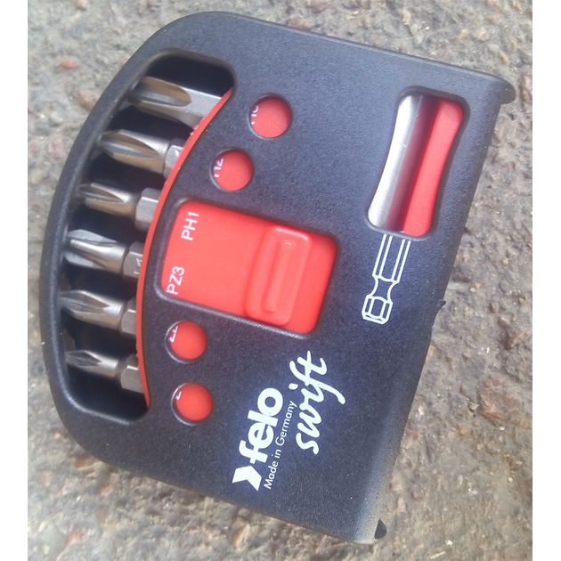 Набір біт Swift 25 мм PZ1; PZ2; PZ3; PH1; PH2; PH3 + магнітний тримач, 7 шт. FELO (02060326), фото , зображення 2 | SNABZHENIE.com.ua Набір біт Swift 25 мм PZ1; PZ2; PZ3; PH1; PH2; PH3 + магнітний тримач, 7 шт. FELO (02060326), фото , зображення 2 | SNABZHENIE.com.ua