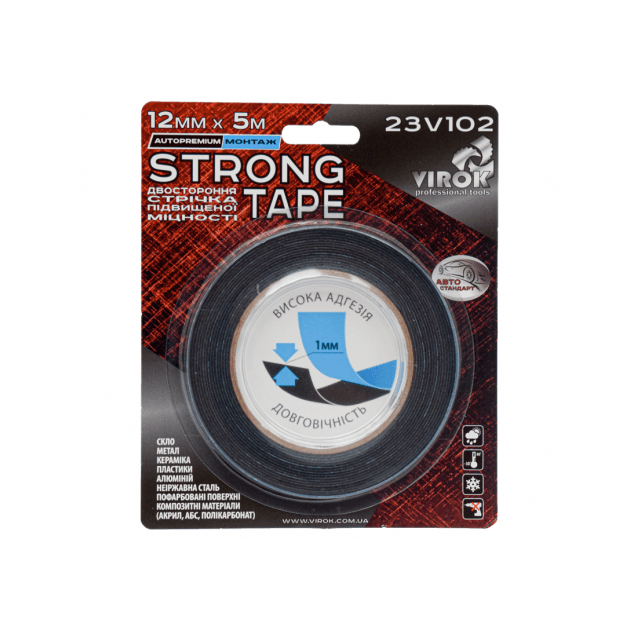 Стрічка Strong Tape, 12 мм х 5 м, фото  | SNABZHENIE.com.ua