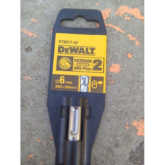 Бур DEWALT Extreme2 SDS-plus 6x200 мм (DT9517), фото , изображение 5 | SNABZHENIE.com.ua