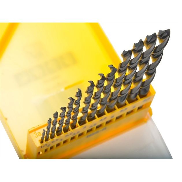 Набір свердл по металу 13 шт. 1,5 - 6,5 мм в пластиковій касеті HSS-R DeWALT (DT5912), фото , зображення 2 | SNABZHENIE.com.ua