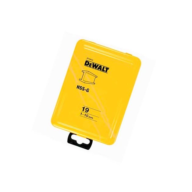 Набор сверл по металлу DeWALT HSS-G 19 шт. 1-10 мм в кассете, фото , изображение 2 | SNABZHENIE.com.ua