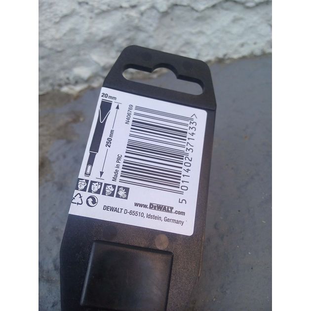 Зубило плоске DeWalt SDS-plus 20 х 250 мм (DT6802), фото , зображення 4 | SNABZHENIE.com.ua