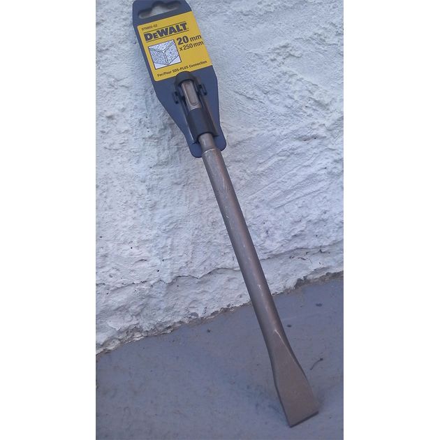 Зубило плоске DeWalt SDS-plus 20 х 250 мм (DT6802), фото , зображення 5 | SNABZHENIE.com.ua