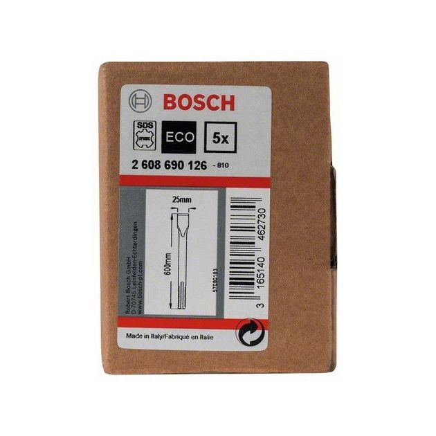 Плоске зубило 600 мм ECO SDS-max 10 шт, BOSCH (2608690238), фото , зображення 2 | SNABZHENIE.com.ua