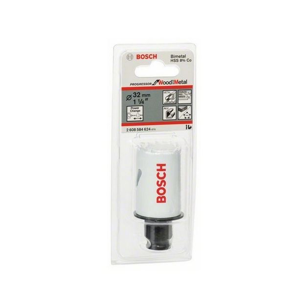 Коронка 32 мм по дереву та металу Progressor BOSCH (2608584624), фото , зображення 2 | SNABZHENIE.com.ua
