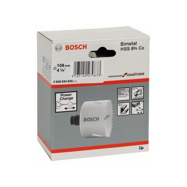 Коронка 108 мм по дереву та металу Progressor BOSCH (2608584658), фото , зображення 2 | SNABZHENIE.com.ua