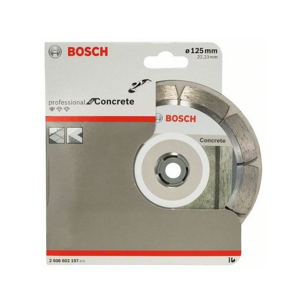 Алмазний відрізний круг 125 x 22,23 мм для обробки бетону Standard for Concrete BOSCH (2608602197), фото , зображення 2 | SNABZHENIE.com.ua
