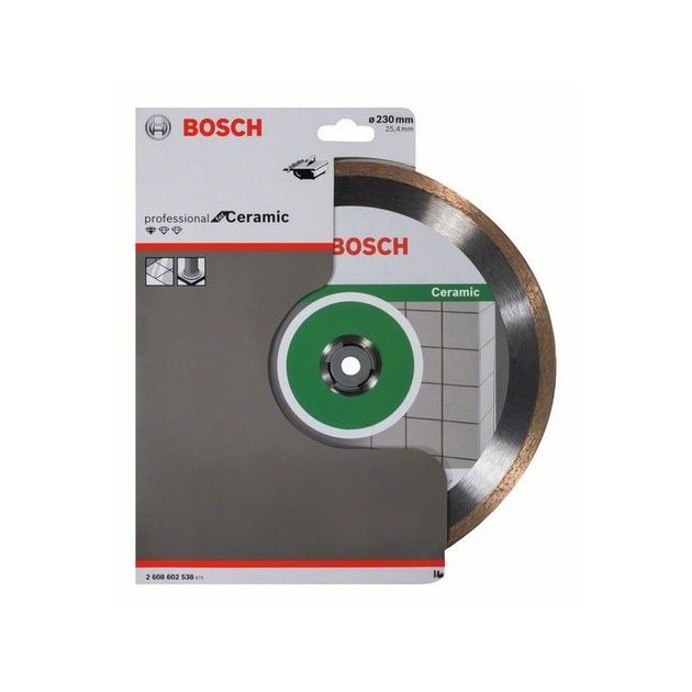 Алмазний відрізний круг 230 x 25,4 мм для керамічної плитки Standard for Ceramic BOSCH (2608602538), фото , зображення 2 | SNABZHENIE.com.ua Алмазний відрізний круг 230 x 25,4 мм для керамічної плитки Standard for Ceramic BOSCH (2608602538), фото , зображення 2 | SNABZHENIE.com.ua