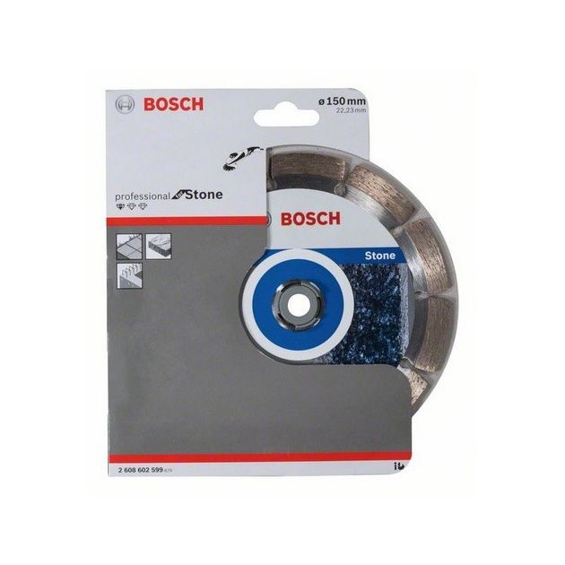 Алмазний відрізний круг 150 x 22,23 мм для граніту, природного каменю Standard for Stone BOSCH (2608602599), фото , зображення 2 | SNABZHENIE.com.ua Алмазний відрізний круг 150 x 22,23 мм для граніту, природного каменю Standard for Stone BOSCH (2608602599), фото , зображення 2 | SNABZHENIE.com.ua