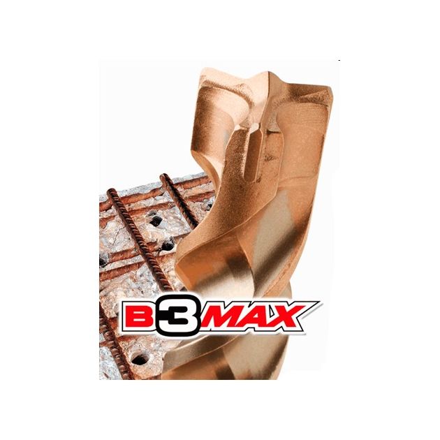 Бур по бетону 15x340 мм SDS-max DIAGER B3 max (166RD15L03400), фото  | SNABZHENIE.com.ua Бур по бетону 15x340 мм SDS-max DIAGER B3 max (166RD15L03400), фото  | SNABZHENIE.com.ua