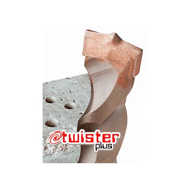 Бур для бетона DIAGER Twister-plus SDS-plus 24x610 мм (110D24L061000), фото , изображение 2 | SNABZHENIE.com.ua
