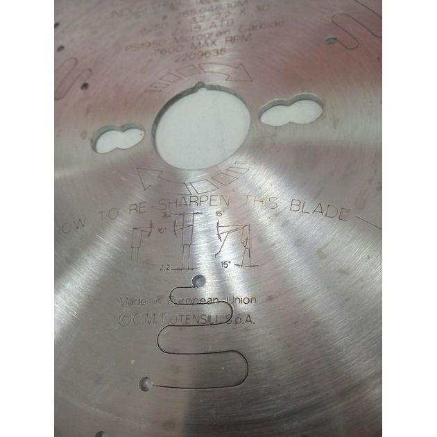 Универсальный пильный диск 250x30 мм, Z 48, по дереву CMT, фото , изображение 5 | SNABZHENIE.com.ua