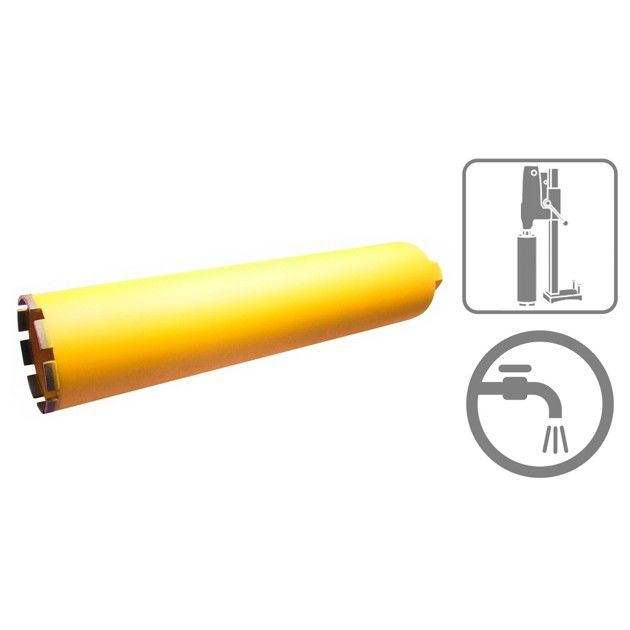 Коронка алмазная САМС 126x450-10x1 1/4 UNC для бетона Baumesser, фото , изображение 3 | SNABZHENIE.com.ua Коронка алмазная САМС 126x450-10x1 1/4 UNC для бетона Baumesser, фото , изображение 3 | SNABZHENIE.com.ua