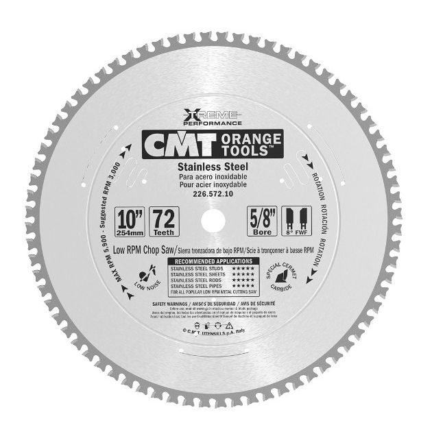 Пила CMT 160x20 мм, Z40 для сухого реза нержавеющей стали, фото , изображение 6 | SNABZHENIE.com.ua