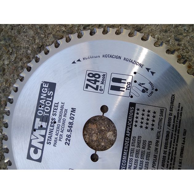 Пила 190х30 мм, Z 48 для сухого реза нержавейки CMT (226.548.07M), фото , изображение 10 | SNABZHENIE.com.ua