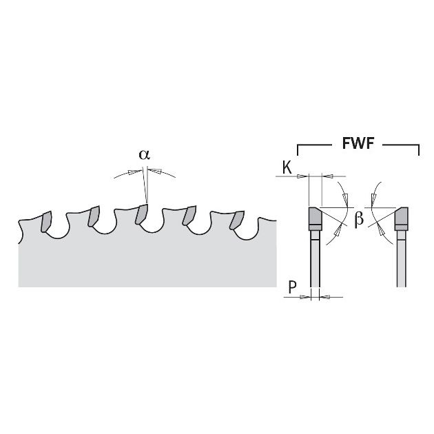 Дисковая пила 305 мм, 80 зубьев для сухого реза стали CMT, фото , изображение 2 | SNABZHENIE.com.ua