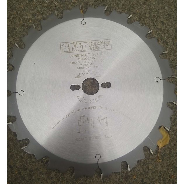 Диск пильный 300x30 мм Z48 по дереву для продольного и поперечного пиления, фото , изображение 4 | SNABZHENIE.com.ua