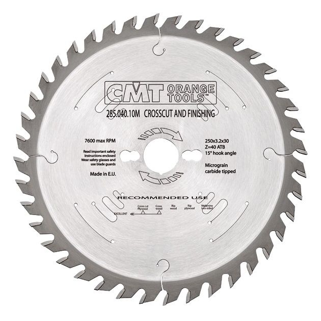 Дисковая пила CMT 350 мм, Z 108 для поперечного пиления, фото , изображение 2 | SNABZHENIE.com.ua
