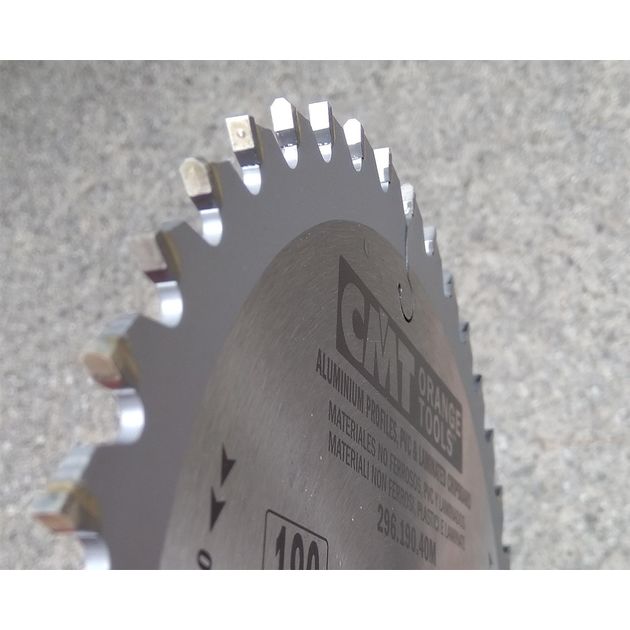 Дисковая пила 190x30 мм, Z 40 для цветных металлов и пластика CMT, фото , изображение 8 | SNABZHENIE.com.ua Дисковая пила 190x30 мм, Z 40 для цветных металлов и пластика CMT, фото , изображение 8 | SNABZHENIE.com.ua