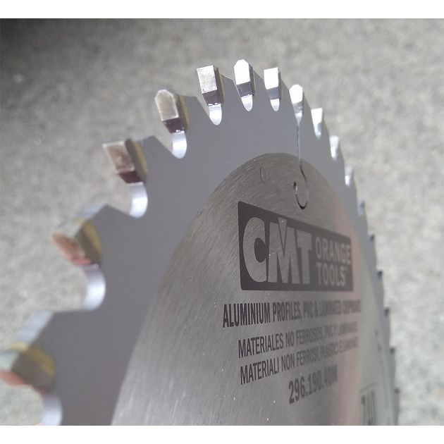 Дисковая пила 190x30 мм, Z 40 для цветных металлов и пластика CMT, фото , изображение 9 | SNABZHENIE.com.ua Дисковая пила 190x30 мм, Z 40 для цветных металлов и пластика CMT, фото , изображение 9 | SNABZHENIE.com.ua
