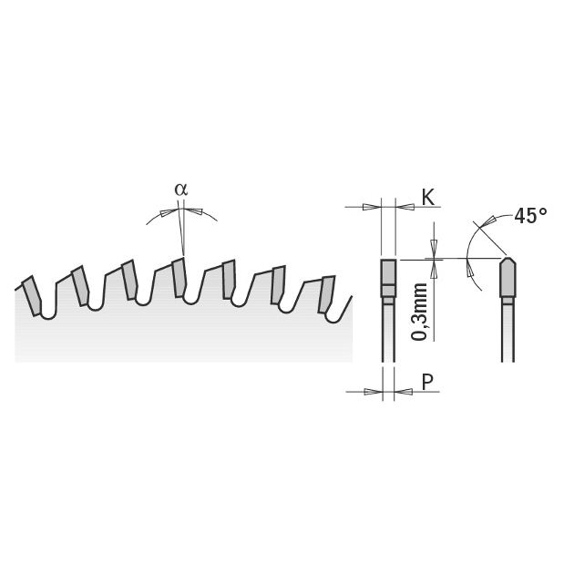 Диск пильний 280 х 30 мм, Z 64, по кольоровим металам та ламінованим панелям CMT (297.064.11M), фото , зображення 5 | SNABZHENIE.com.ua Диск пильний 280 х 30 мм, Z 64, по кольоровим металам та ламінованим панелям CMT (297.064.11M), фото , зображення 5 | SNABZHENIE.com.ua