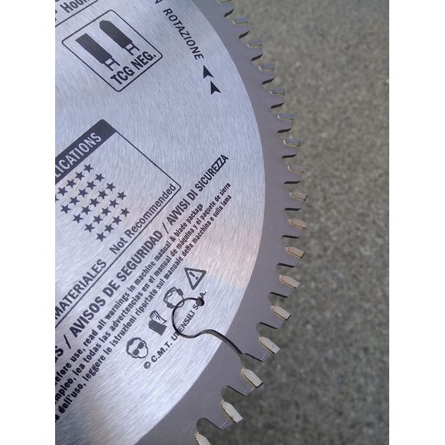 Диск пильный 216x30 мм, Z 64, для цветных металлов и ламинированных панелей CMT, фото , изображение 11 | SNABZHENIE.com.ua