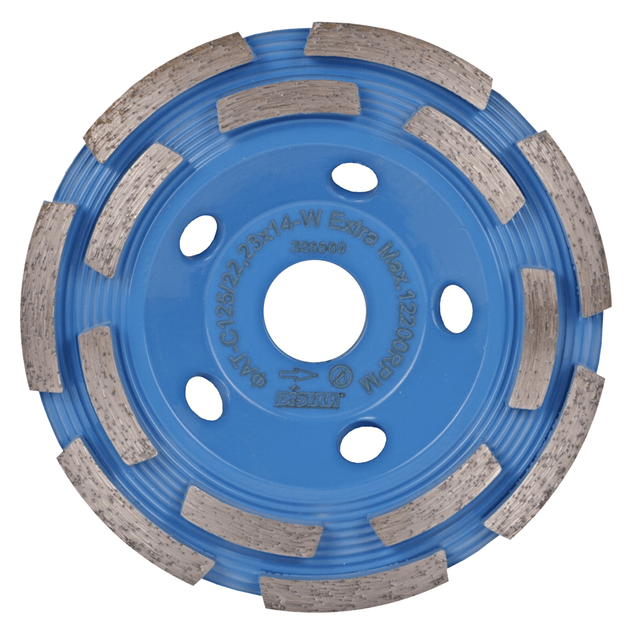 Чашка (фреза) алмазна торцева ФАТ-С 150 / 22,23 x 16-W Extra для шліфування без охолодження водою для УШМ, DISTAR (16915028012), фото , зображення 2 | SNABZHENIE.com.ua