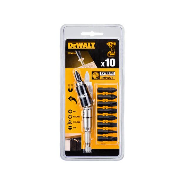Набір бит DeWALT для шуруповертів/гайковертів Stanley Black&Decker DT70518, фото  | SNABZHENIE.com.ua
