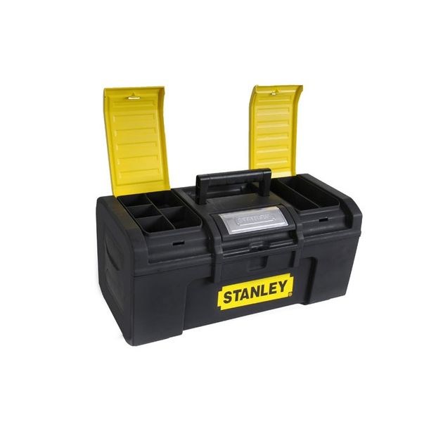 Ящик для инструмента Stanley Basic, пластик, 394x220x162 мм, фото , изображение 3 | SNABZHENIE.com.ua Ящик для инструмента Stanley Basic, пластик, 394x220x162 мм, фото , изображение 3 | SNABZHENIE.com.ua