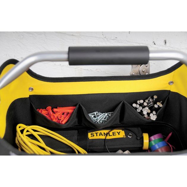 Сумка для инструментов открытая Stanley Basic Tote 447x277x251 мм (16), фото , изображение 3 | SNABZHENIE.com.ua Сумка для инструментов открытая Stanley Basic Tote 447x277x251 мм (16), фото , изображение 3 | SNABZHENIE.com.ua