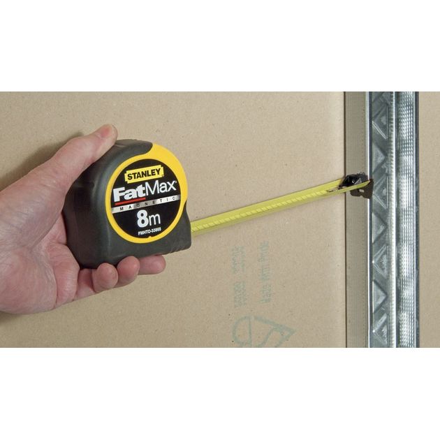 Рулетка 8 м магнитная STANLEY Fatmax Blade Armor (FMHT0-33868), фото , изображение 4 | SNABZHENIE.com.ua Рулетка 8 м магнитная STANLEY Fatmax Blade Armor (FMHT0-33868), фото , изображение 4 | SNABZHENIE.com.ua