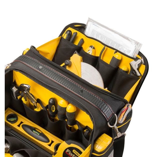 Двусторонняя сумка для инструментов FatMax, 430x280x300 мм STANLEY, фото , изображение 2 | SNABZHENIE.com.ua Двусторонняя сумка для инструментов FatMax, 430x280x300 мм STANLEY, фото , изображение 2 | SNABZHENIE.com.ua