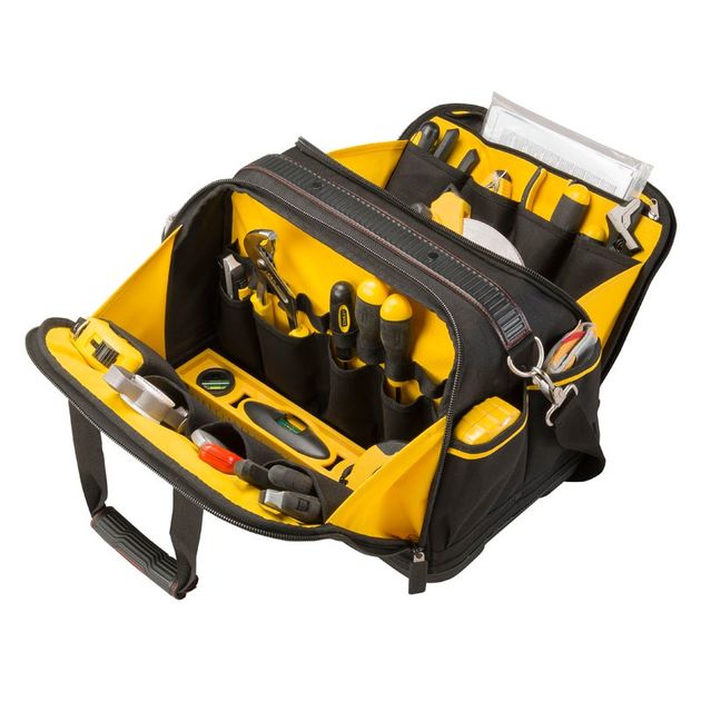 Двусторонняя сумка для инструментов FatMax, 430x280x300 мм STANLEY, фото , изображение 5 | SNABZHENIE.com.ua Двусторонняя сумка для инструментов FatMax, 430x280x300 мм STANLEY, фото , изображение 5 | SNABZHENIE.com.ua