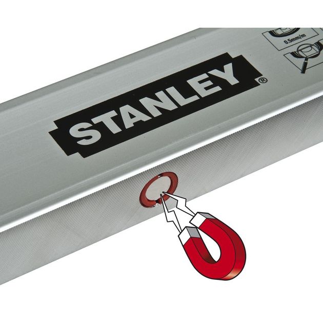 Уровень STANLEY Classic Box, магнитный, алюминиевый, 800 мм, 2 капсулы, фото , изображение 3 | SNABZHENIE.com.ua Уровень STANLEY Classic Box, магнитный, алюминиевый, 800 мм, 2 капсулы, фото , изображение 3 | SNABZHENIE.com.ua