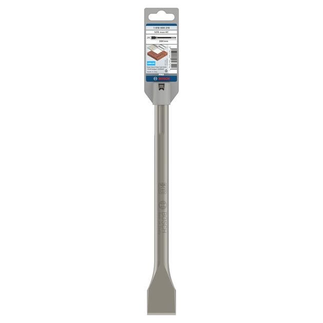Плоское зубило SDS-max 25 x 280 мм 1 шт, BOSCH (1618600210), фото  | SNABZHENIE.com.ua