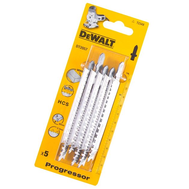 Полотно DeWalt T 234 X по дереву, 5 шт, глубина 65 мм, фото  | SNABZHENIE.com.ua