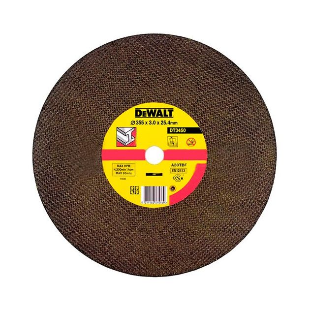 Диск DeWALT 355x3,0x25,4 мм по металлу для шлифовальной машины, фото  | SNABZHENIE.com.ua