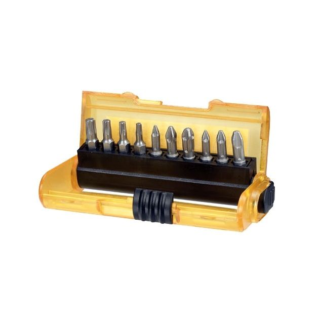 Набор бит DeWALT Extra Grip, 11 предметов, магнитный держатель, фото  | SNABZHENIE.com.ua