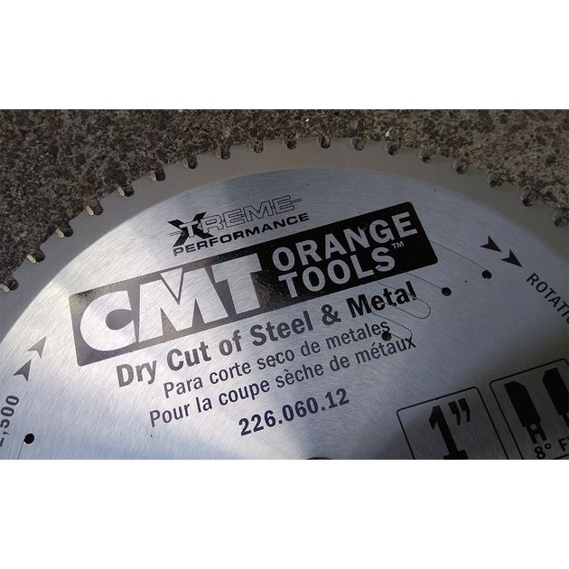 Дисковая пила 305 х 25,4 мм, Z 60 для сухого реза стали CMT, фото , изображение 7 | SNABZHENIE.com.ua