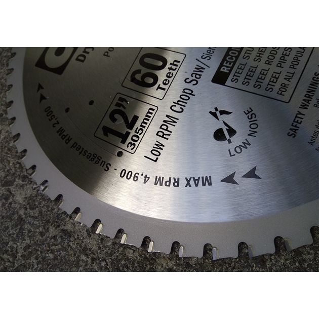 Дисковая пила 305 х 25,4 мм, Z 60 для сухого реза стали CMT, фото , изображение 8 | SNABZHENIE.com.ua