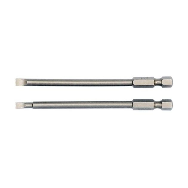 Плоская бита 1/4", 2 шт., 4/5 х 100 мм YATO (YT-0484), фото  | SNABZHENIE.com.ua