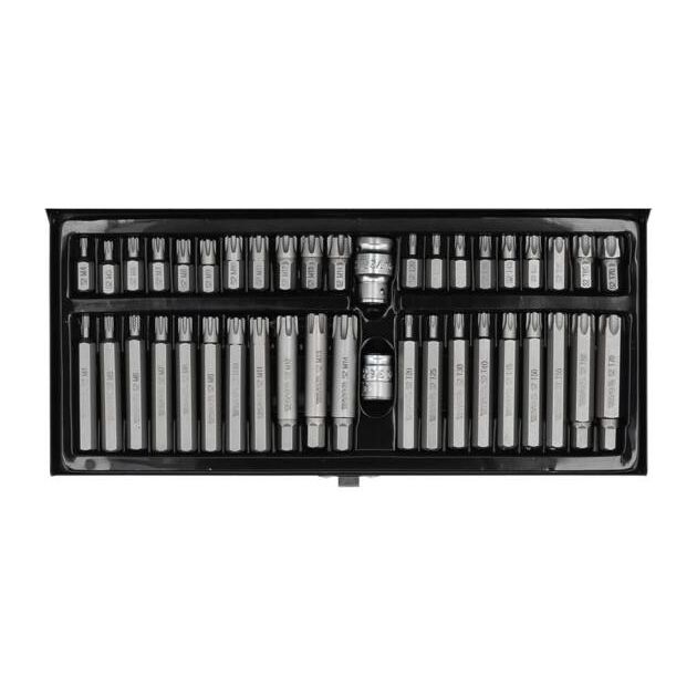 Набор бит TORX SECURITY & RIBE M4-M14 + переходник 1/2, 42 элем., фото  | SNABZHENIE.com.ua