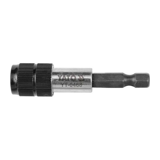 Держатель бит магнитный YATO 1/4", 60 мм, быстросъемный (YT-0468), фото  | SNABZHENIE.com.ua